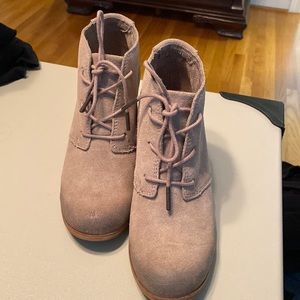 Toms Lunata Lace-Up Bootie - Tan - Size 7.5